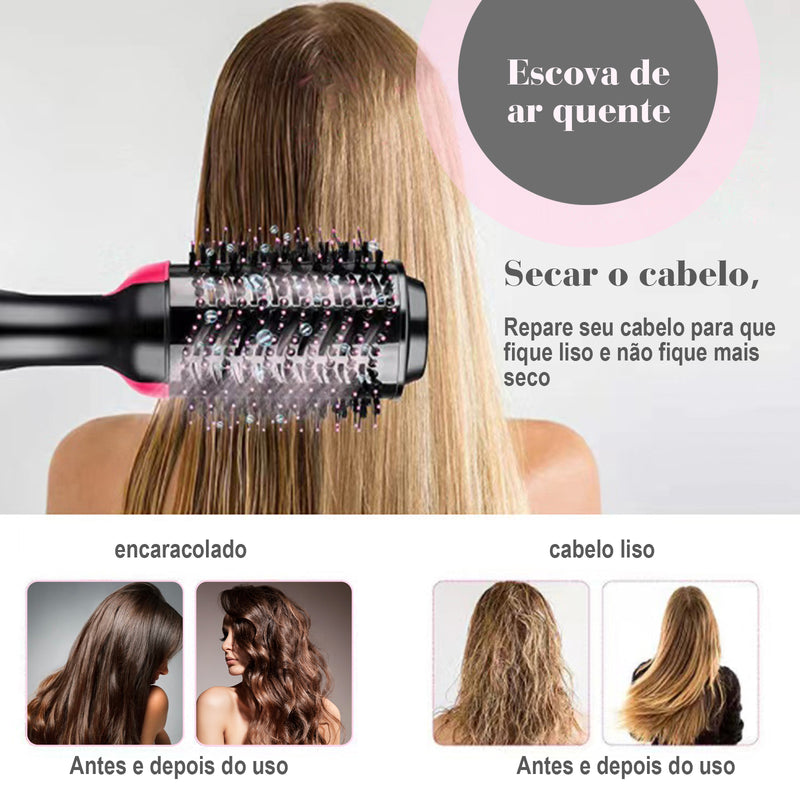 Escova Secadora, Modeladora e Alisadora，3 em 1 Stylis Hair™